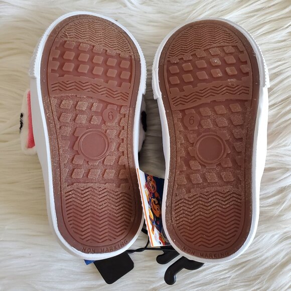 Paw Patrol Characters Toddler Kids Fleece Slip-On Sneakers SZ 6 - Picture 8 of 11